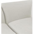 Meridian Furniture Miramar Cream Durable Linen Textured Modular Sofa