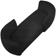Meridian Furniture Hilton Black Fabric Chaise