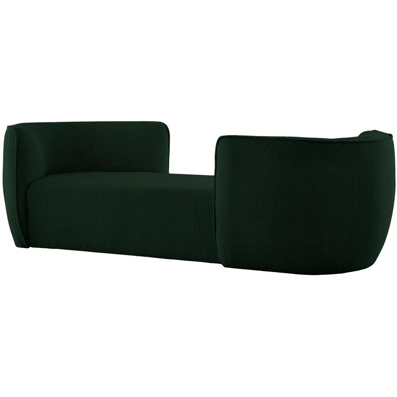 Meridian Furniture Hilton Green Fabric Chaise
