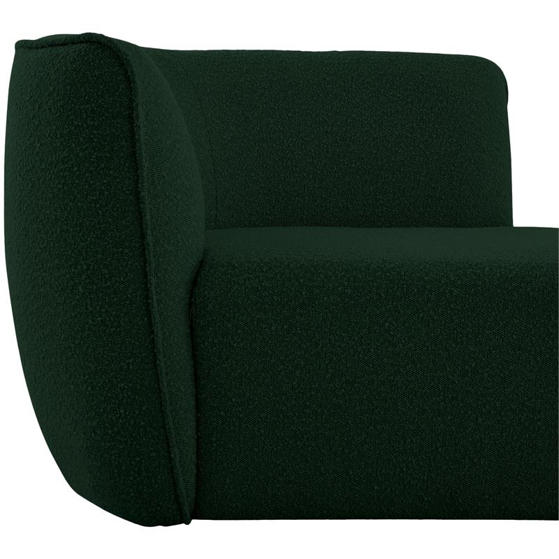 Meridian Furniture Hilton Green Fabric Chaise