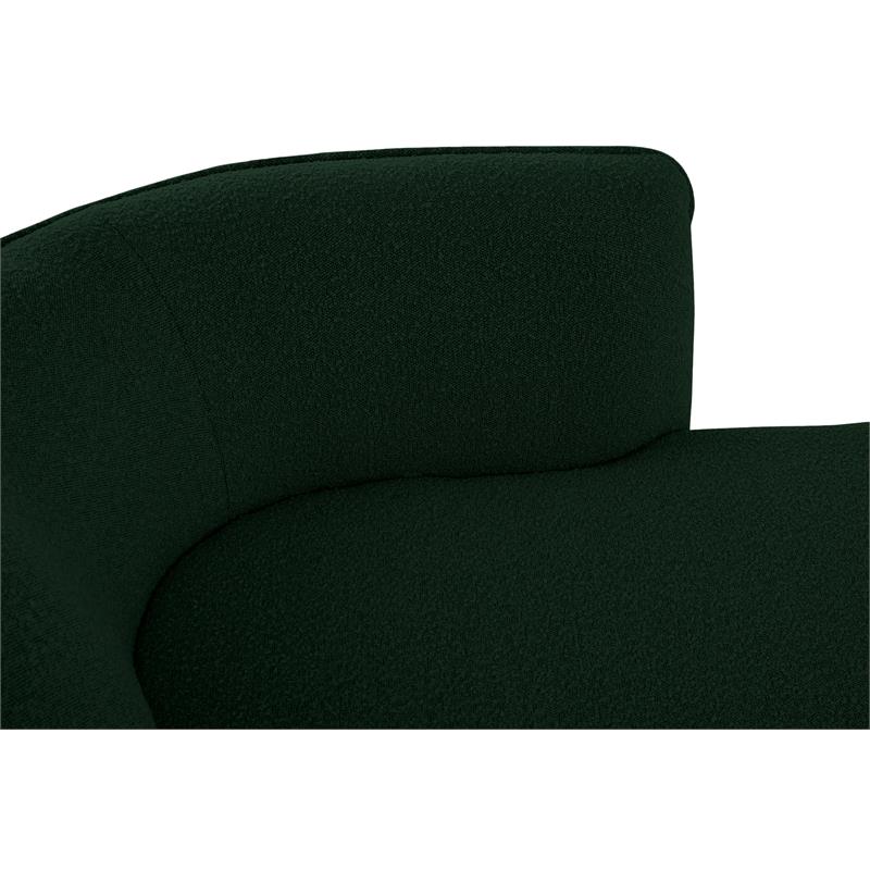 Meridian Furniture Hilton Green Fabric Chaise