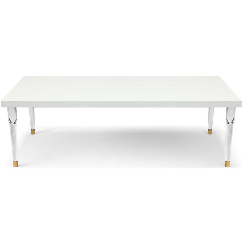 Meridian Furniture Bethany White Dining Table