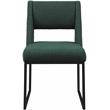 Meridian Furniture Jayce Green Boucle Fabric Dining Chair