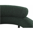 Meridian Furniture Blake Green Boucle Fabric Dining Chair Set of 2
