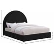 Meridian Furniture Milo Black Fabric Full Bed