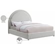 Meridian Furniture Milo Cream Fabric Full Bed