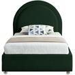 Meridian Furniture Milo Green Fabric Twin Bed