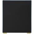 Meridian Furniture Pierce Navy Linen Textured Fabric Twin Bed