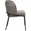 Meridian Furniture Jagger Grey Vegan Leather Dining Chair (Set of 2)