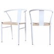 Meridian Furniture Beck Beige Hand Woven Rope Dining Chair
