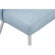 Meridian Furniture Logan Light Blue Vegan Leather Dining Chair