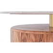 Meridian Furniture Stonewood Acacia Wood Coffee Table