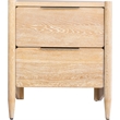Meridian Furniture Oakwood White Oak Night Stand