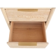 Meridian Furniture Oakwood White Oak Night Stand