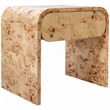 Meridian Furniture Cresthill Burl Wood Night Stand