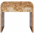 Meridian Furniture Cresthill Burl Wood Night Stand