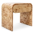 Meridian Furniture Cresthill Burl Wood Night Stand
