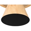 Meridian Furniture Linette Burl Wood Dining Table