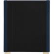 Meridian Furniture Royce Navy Linen Textured Fabric Twin Bed