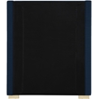 Meridian Furniture Royce Navy Linen Textured Fabric Twin Bed