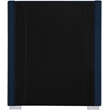Meridian Furniture Royce Navy Linen Textured Fabric Twin Bed