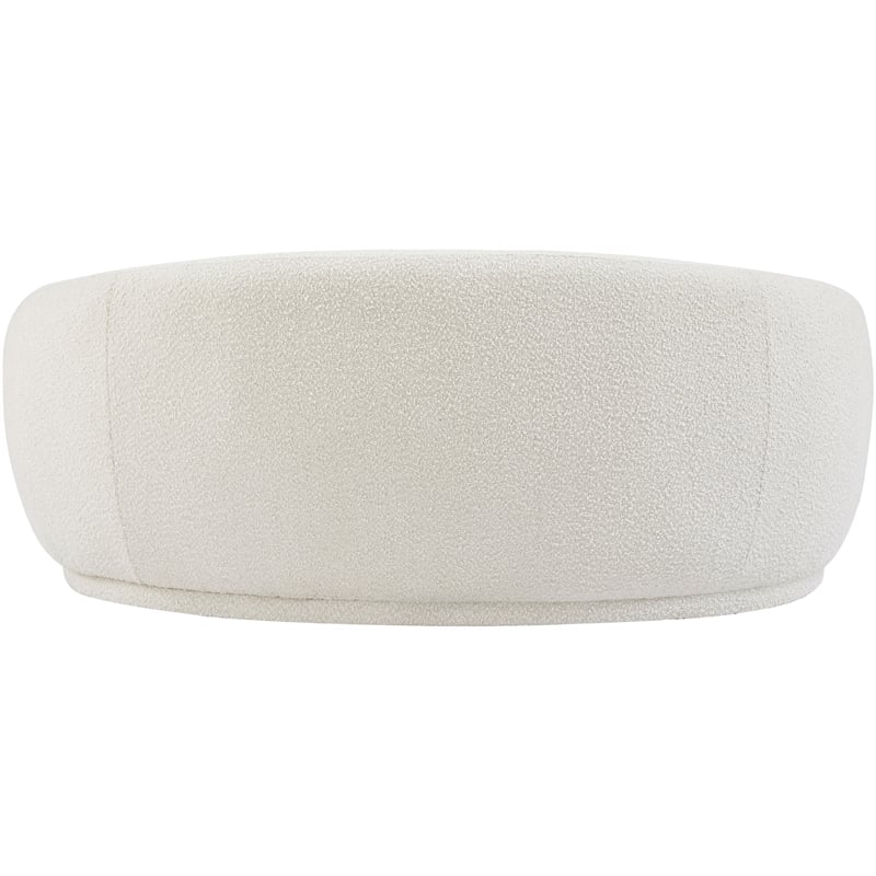 Meridian Furniture Hyde Cream Boucle Fabric Loveseat