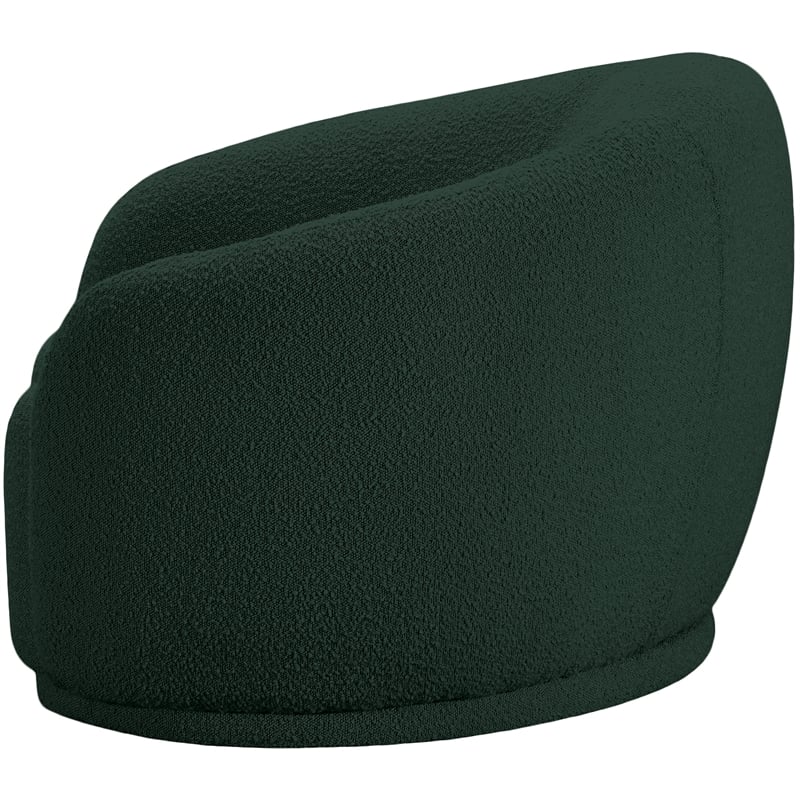 Meridian Furniture Hyde Green Boucle Fabric Chair