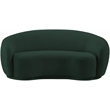 Meridian Furniture Hyde Green Boucle Fabric Loveseat