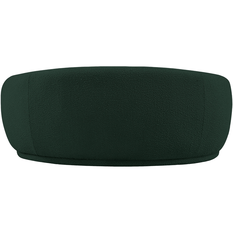 Meridian Furniture Hyde Green Boucle Fabric Loveseat