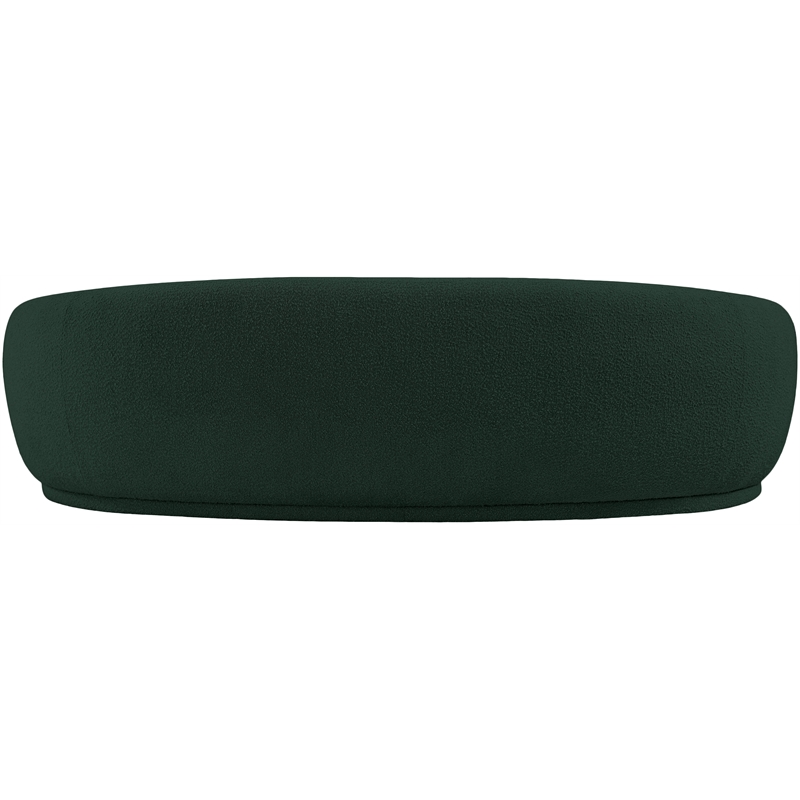 Meridian Furniture Hyde Green Boucle Fabric Sofa