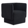 Meridian Furniture Vera Black Boucle Fabric Accent Chair