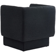 Meridian Furniture Vera Black Boucle Fabric Accent Chair