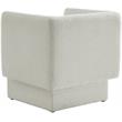 Meridian Furniture Vera Cream Boucle Fabric Accent Chair