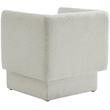 Meridian Furniture Vera Cream Boucle Fabric Accent Chair