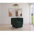 Meridian Furniture Vera Green Boucle Fabric Accent Chair
