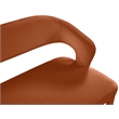 Meridian Furniture Destiny Cognac Velvet Bench