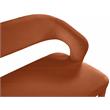 Meridian Furniture Destiny Cognac Velvet Bench
