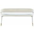 Meridian Furniture Destiny Cream Velvet Bench