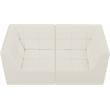 Meridian Furniture Relax Cream Velvet Modular Sofa