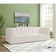Meridian Furniture Relax Cream Velvet Modular Sofa