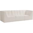 Meridian Furniture Relax Cream Velvet Modular Sofa