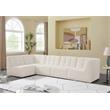 Meridian Furniture Relax Cream Velvet Modular Sectional