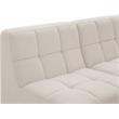 Meridian Furniture Relax Cream Velvet Modular Sectional