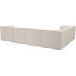 Meridian Furniture Relax Cream Velvet Modular Sectional