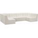 Cream/6-Piece: 2 Corner, 4 Armless