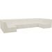 Cream/7-Piece: 2 Corner, 5 Armless