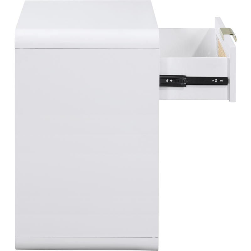 Meridian Furniture Langham White Night Stand