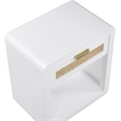 Meridian Furniture Langham White Night Stand