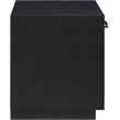 Meridian Furniture Avery Black Wood Veneer Night Stand