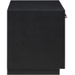 Meridian Furniture Avery Black Wood Veneer Night Stand